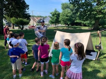 Kids outdoor group activity